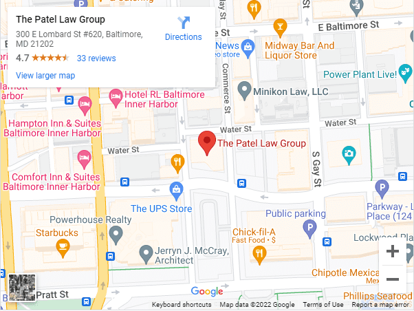 Patel Law Group Map